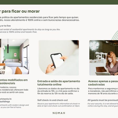 Nomah - Aptos Por Temporada Na Vila Nova Conceicao Сан-Пауло Экстерьер фото