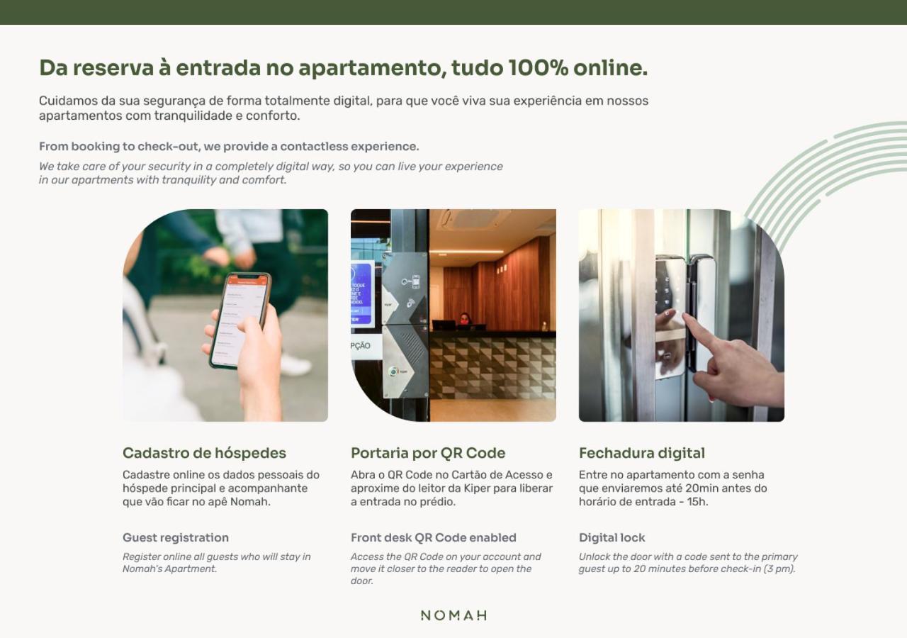 Nomah - Aptos Por Temporada Na Vila Nova Conceicao Сан-Пауло Экстерьер фото